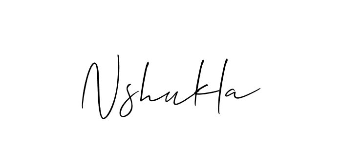 Make a beautiful signature design for name Nshukla. Use this online signature maker to create a handwritten signature for free. Nshukla signature style 2 images and pictures png