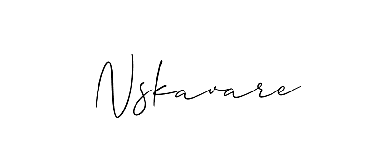 Also we have Nskavare name is the best signature style. Create professional handwritten signature collection using Allison_Script autograph style. Nskavare signature style 2 images and pictures png