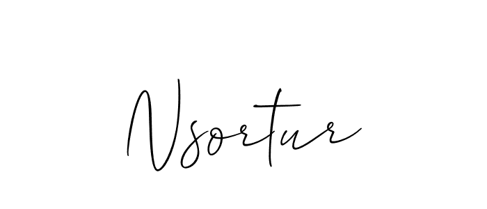 Best and Professional Signature Style for Nsortur. Allison_Script Best Signature Style Collection. Nsortur signature style 2 images and pictures png