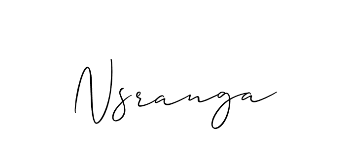 Allison_Script is a professional signature style that is perfect for those who want to add a touch of class to their signature. It is also a great choice for those who want to make their signature more unique. Get Nsranga name to fancy signature for free. Nsranga signature style 2 images and pictures png