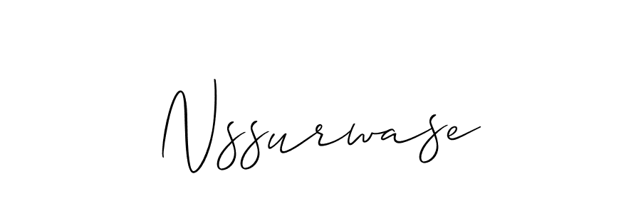 Also we have Nssurwase name is the best signature style. Create professional handwritten signature collection using Allison_Script autograph style. Nssurwase signature style 2 images and pictures png