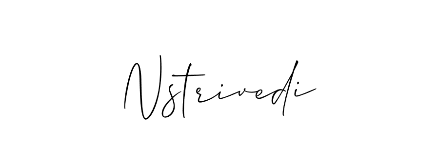 How to Draw Nstrivedi signature style? Allison_Script is a latest design signature styles for name Nstrivedi. Nstrivedi signature style 2 images and pictures png