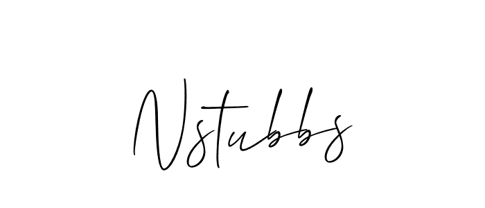 The best way (Allison_Script) to make a short signature is to pick only two or three words in your name. The name Nstubbs include a total of six letters. For converting this name. Nstubbs signature style 2 images and pictures png