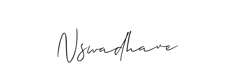 Once you've used our free online signature maker to create your best signature Allison_Script style, it's time to enjoy all of the benefits that Nswadhave name signing documents. Nswadhave signature style 2 images and pictures png