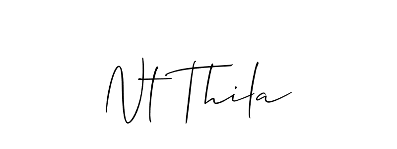 You can use this online signature creator to create a handwritten signature for the name Nt Thila. This is the best online autograph maker. Nt Thila signature style 2 images and pictures png