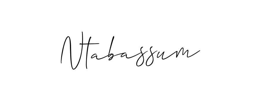 Similarly Allison_Script is the best handwritten signature design. Signature creator online .You can use it as an online autograph creator for name Ntabassum. Ntabassum signature style 2 images and pictures png