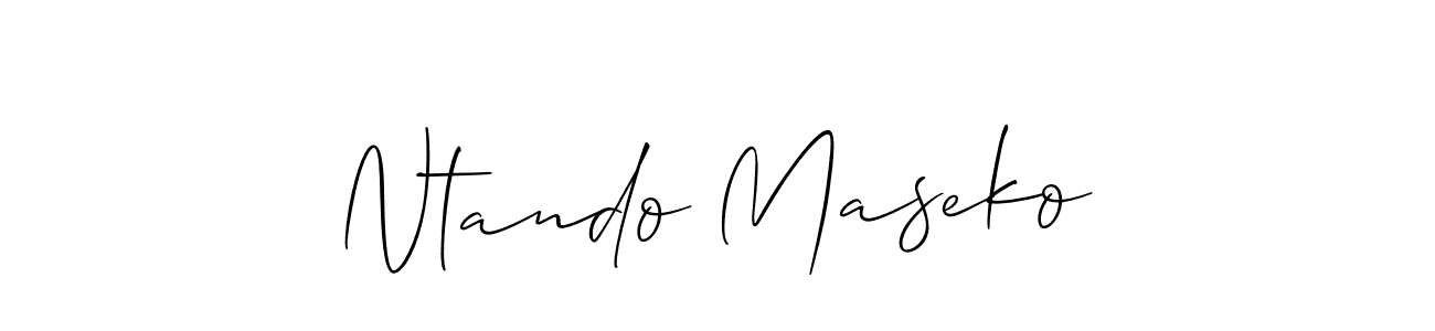 Make a beautiful signature design for name Ntando Maseko. Use this online signature maker to create a handwritten signature for free. Ntando Maseko signature style 2 images and pictures png