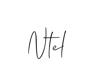 You should practise on your own different ways (Allison_Script) to write your name (Ntel) in signature. don't let someone else do it for you. Ntel signature style 2 images and pictures png