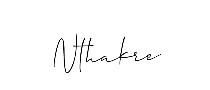 Similarly Allison_Script is the best handwritten signature design. Signature creator online .You can use it as an online autograph creator for name Nthakre. Nthakre signature style 2 images and pictures png
