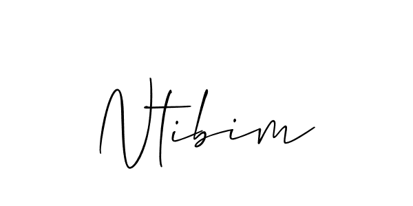 Allison_Script is a professional signature style that is perfect for those who want to add a touch of class to their signature. It is also a great choice for those who want to make their signature more unique. Get Ntibim name to fancy signature for free. Ntibim signature style 2 images and pictures png