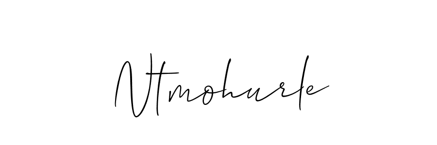 Allison_Script is a professional signature style that is perfect for those who want to add a touch of class to their signature. It is also a great choice for those who want to make their signature more unique. Get Ntmohurle name to fancy signature for free. Ntmohurle signature style 2 images and pictures png