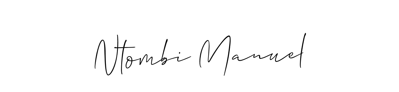 if you are searching for the best signature style for your name Ntombi Manuel. so please give up your signature search. here we have designed multiple signature styles  using Allison_Script. Ntombi Manuel signature style 2 images and pictures png