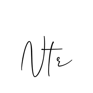 How to make Ntr name signature. Use Allison_Script style for creating short signs online. This is the latest handwritten sign. Ntr signature style 2 images and pictures png