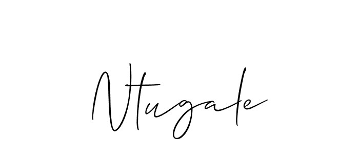 It looks lik you need a new signature style for name Ntugale. Design unique handwritten (Allison_Script) signature with our free signature maker in just a few clicks. Ntugale signature style 2 images and pictures png