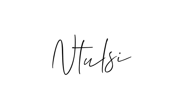 Best and Professional Signature Style for Ntulsi. Allison_Script Best Signature Style Collection. Ntulsi signature style 2 images and pictures png