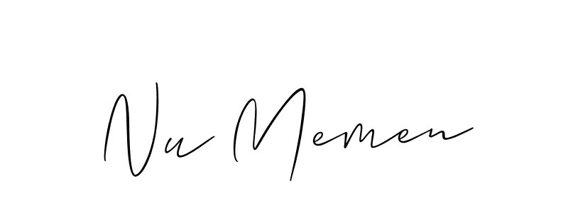 Here are the top 10 professional signature styles for the name Nu Memen. These are the best autograph styles you can use for your name. Nu Memen signature style 2 images and pictures png