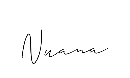 Once you've used our free online signature maker to create your best signature Allison_Script style, it's time to enjoy all of the benefits that Nuana name signing documents. Nuana signature style 2 images and pictures png