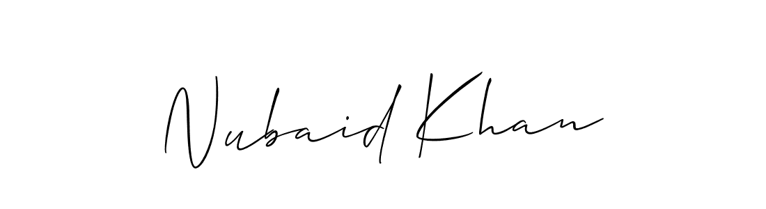 Here are the top 10 professional signature styles for the name Nubaid Khan. These are the best autograph styles you can use for your name. Nubaid Khan signature style 2 images and pictures png