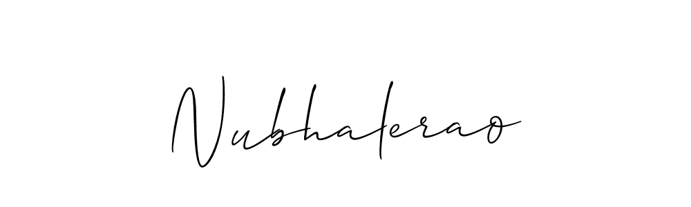 Nubhalerao stylish signature style. Best Handwritten Sign (Allison_Script) for my name. Handwritten Signature Collection Ideas for my name Nubhalerao. Nubhalerao signature style 2 images and pictures png