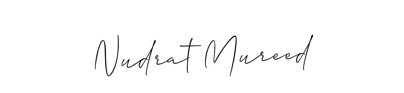 Here are the top 10 professional signature styles for the name Nudrat Mureed. These are the best autograph styles you can use for your name. Nudrat Mureed signature style 2 images and pictures png