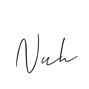 The best way (Allison_Script) to make a short signature is to pick only two or three words in your name. The name Nuh include a total of six letters. For converting this name. Nuh signature style 2 images and pictures png