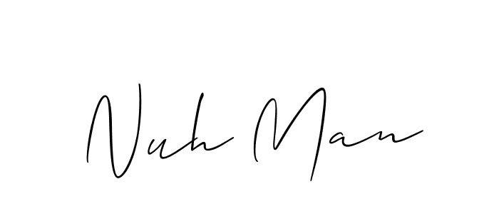 How to Draw Nuh Man signature style? Allison_Script is a latest design signature styles for name Nuh Man. Nuh Man signature style 2 images and pictures png