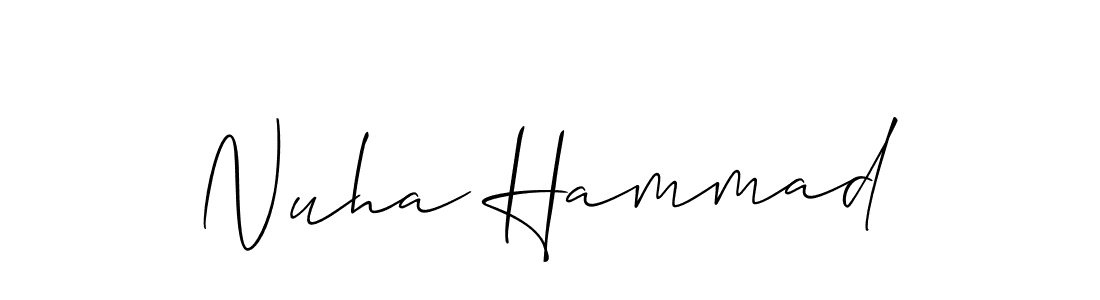 Check out images of Autograph of Nuha Hammad name. Actor Nuha Hammad Signature Style. Allison_Script is a professional sign style online. Nuha Hammad signature style 2 images and pictures png