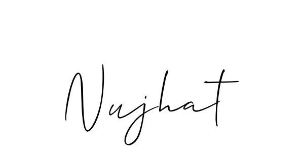 You can use this online signature creator to create a handwritten signature for the name Nujhat. This is the best online autograph maker. Nujhat signature style 2 images and pictures png