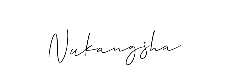 Also we have Nukangsha name is the best signature style. Create professional handwritten signature collection using Allison_Script autograph style. Nukangsha signature style 2 images and pictures png