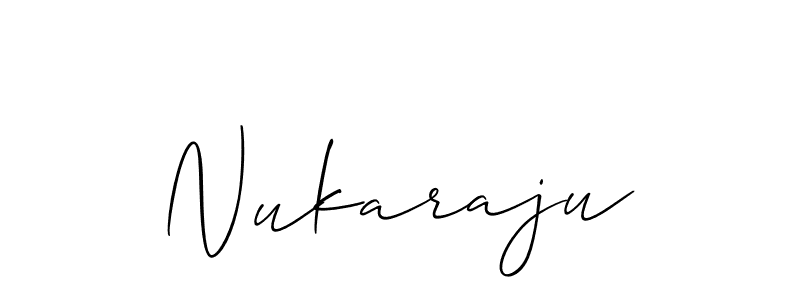 You should practise on your own different ways (Allison_Script) to write your name (Nukaraju) in signature. don't let someone else do it for you. Nukaraju signature style 2 images and pictures png