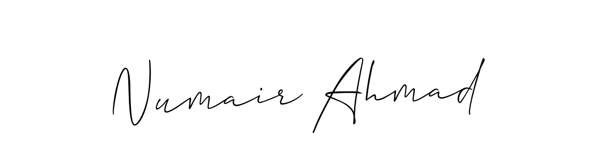 Once you've used our free online signature maker to create your best signature Allison_Script style, it's time to enjoy all of the benefits that Numair Ahmad name signing documents. Numair Ahmad signature style 2 images and pictures png