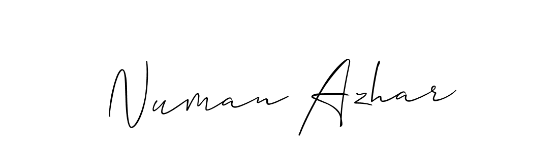 You can use this online signature creator to create a handwritten signature for the name Numan Azhar. This is the best online autograph maker. Numan Azhar signature style 2 images and pictures png