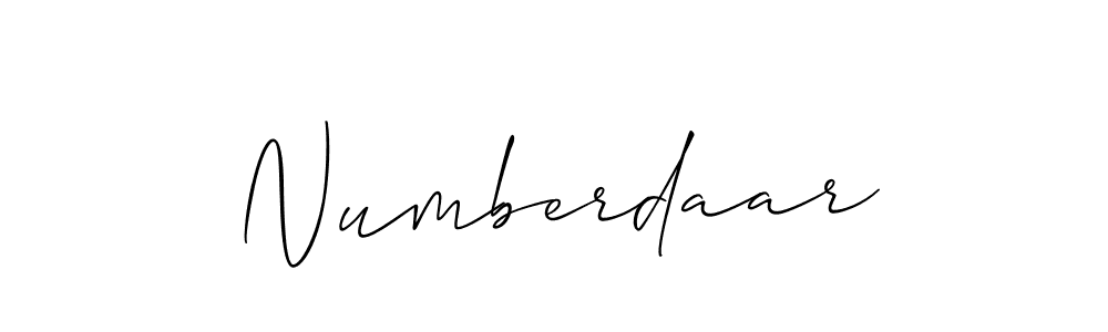 Design your own signature with our free online signature maker. With this signature software, you can create a handwritten (Allison_Script) signature for name Numberdaar. Numberdaar signature style 2 images and pictures png