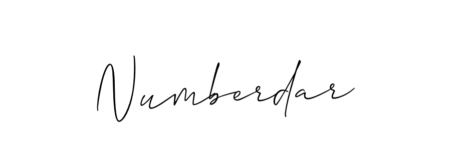 Also we have Numberdar name is the best signature style. Create professional handwritten signature collection using Allison_Script autograph style. Numberdar signature style 2 images and pictures png