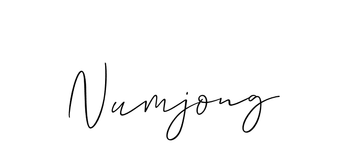 if you are searching for the best signature style for your name Numjong. so please give up your signature search. here we have designed multiple signature styles  using Allison_Script. Numjong signature style 2 images and pictures png