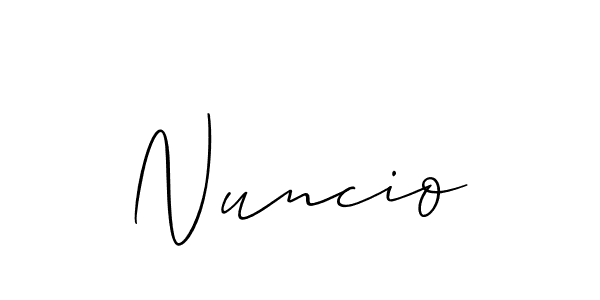 Check out images of Autograph of Nuncio name. Actor Nuncio Signature Style. Allison_Script is a professional sign style online. Nuncio signature style 2 images and pictures png