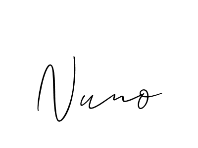 Best and Professional Signature Style for Nuno. Allison_Script Best Signature Style Collection. Nuno signature style 2 images and pictures png