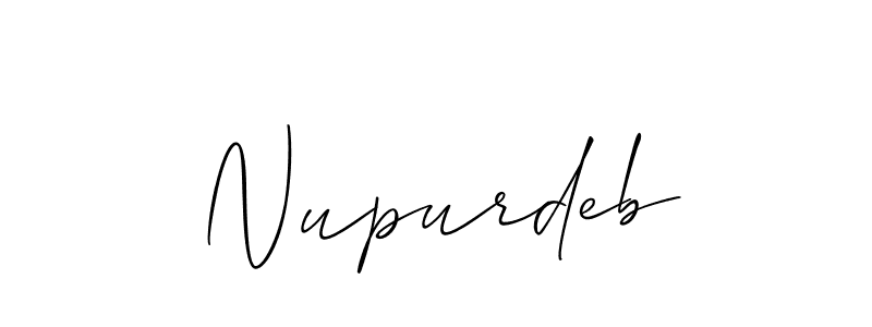You can use this online signature creator to create a handwritten signature for the name Nupurdeb. This is the best online autograph maker. Nupurdeb signature style 2 images and pictures png