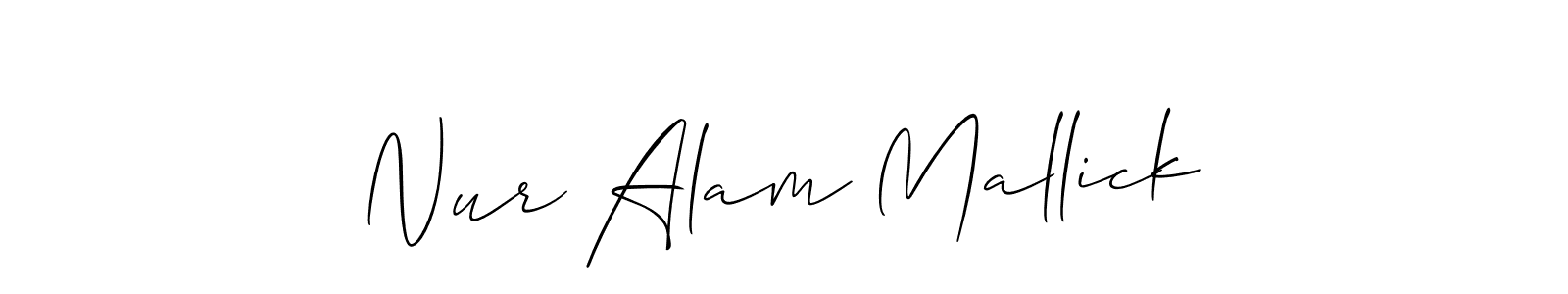 Here are the top 10 professional signature styles for the name Nur Alam Mallick. These are the best autograph styles you can use for your name. Nur Alam Mallick signature style 2 images and pictures png