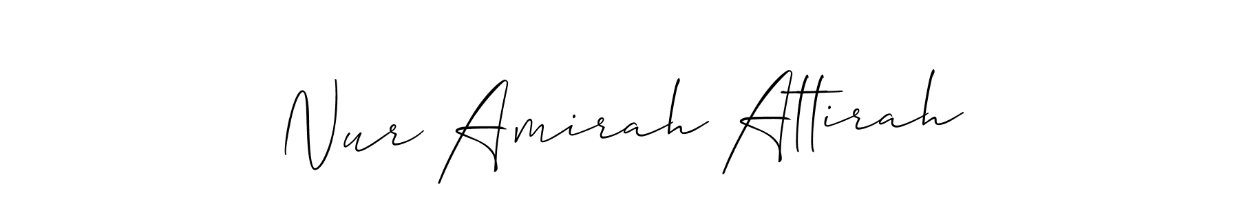 See photos of Nur Amirah Attirah official signature by Spectra . Check more albums & portfolios. Read reviews & check more about Allison_Script font. Nur Amirah Attirah signature style 2 images and pictures png
