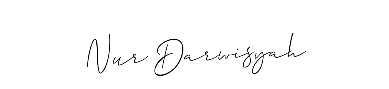 Once you've used our free online signature maker to create your best signature Allison_Script style, it's time to enjoy all of the benefits that Nur Darwisyah name signing documents. Nur Darwisyah signature style 2 images and pictures png