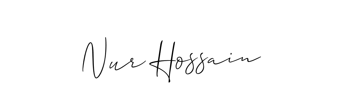 Here are the top 10 professional signature styles for the name Nur Hossain. These are the best autograph styles you can use for your name. Nur Hossain signature style 2 images and pictures png