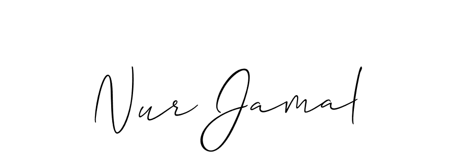 Check out images of Autograph of Nur Jamal name. Actor Nur Jamal Signature Style. Allison_Script is a professional sign style online. Nur Jamal signature style 2 images and pictures png