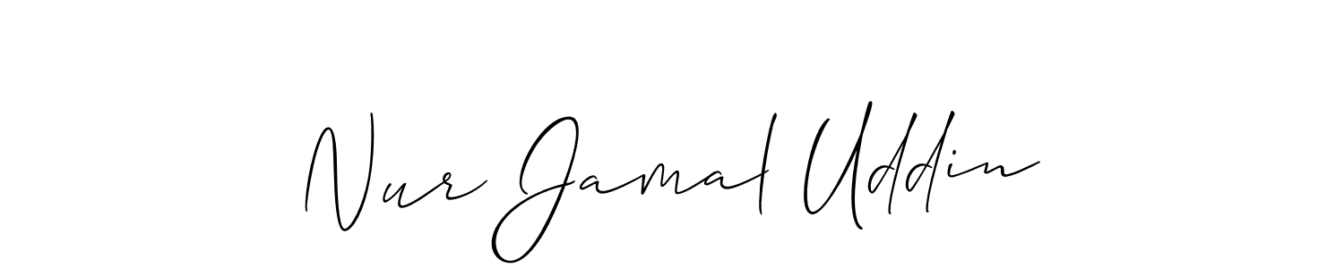 You can use this online signature creator to create a handwritten signature for the name Nur Jamal Uddin. This is the best online autograph maker. Nur Jamal Uddin signature style 2 images and pictures png