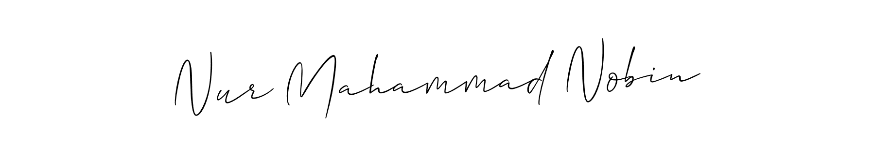 Make a beautiful signature design for name Nur Mahammad Nobin. Use this online signature maker to create a handwritten signature for free. Nur Mahammad Nobin signature style 2 images and pictures png