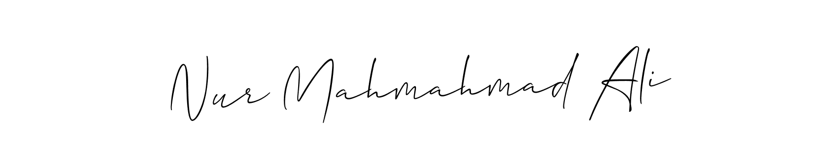 See photos of Nur Mahmahmad Ali official signature by Spectra . Check more albums & portfolios. Read reviews & check more about Allison_Script font. Nur Mahmahmad Ali signature style 2 images and pictures png