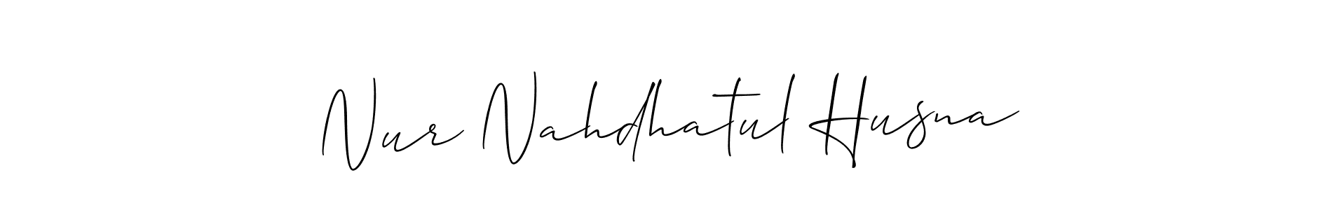 Here are the top 10 professional signature styles for the name Nur Nahdhatul Husna. These are the best autograph styles you can use for your name. Nur Nahdhatul Husna signature style 2 images and pictures png