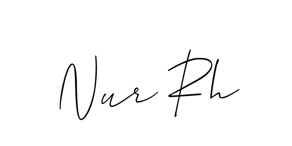 Once you've used our free online signature maker to create your best signature Allison_Script style, it's time to enjoy all of the benefits that Nur Rh name signing documents. Nur Rh signature style 2 images and pictures png