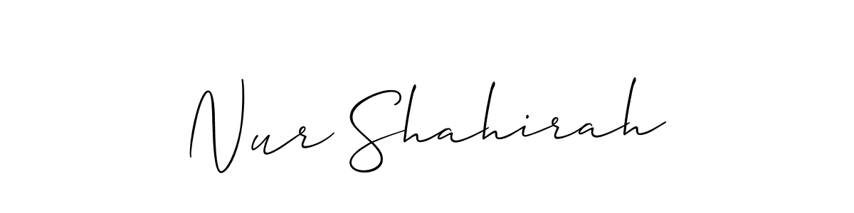 Make a beautiful signature design for name Nur Shahirah. Use this online signature maker to create a handwritten signature for free. Nur Shahirah signature style 2 images and pictures png