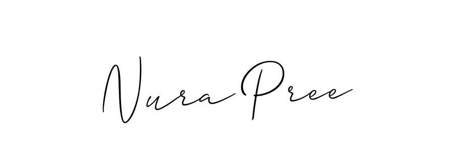 Here are the top 10 professional signature styles for the name Nura Pree. These are the best autograph styles you can use for your name. Nura Pree signature style 2 images and pictures png